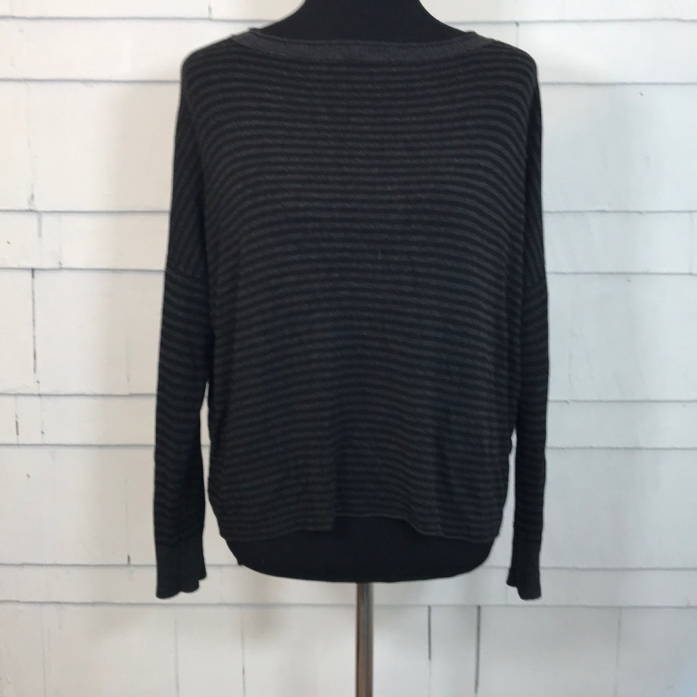 Grey & black sweater